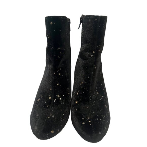 Urban Outfitters Velvet Galaxy Constellation Booties — Size 10 - Picture 3 of 4